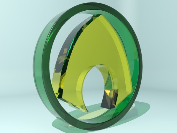 3d model aquaman logo - Aquaman Logo by christiano247